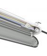 Réglette LED 150cm Gigant Pro 85W - Câblage traversant, 12750lm, 150lm/W, IP66 étanche, IK10