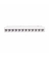 12W SYSTEM SHIFT BASIC GRID S spot sur rail, 48V - 108lm/W, 220x23x42 mm, blanc neutre