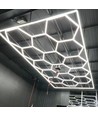 Kit complet LED Hexagone 591W RA95 14 sections + cadre - Connexion électrique incluse