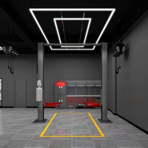 Grille lumineuse LED 288W RA95 2 cadres kit complet Hexagon - Connexion électrique incluse
