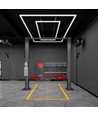 Grille lumineuse LED 288W RA95 2 cadres kit complet Hexagon - Connexion électrique incluse