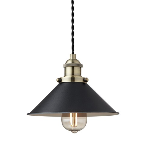 Suspension NEKSØ E27 en Laiton/Noir - Nielsen Light