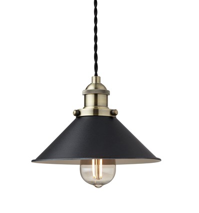 Suspension NEKSØ E27 en Laiton/Noir - Nielsen Light