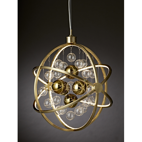 Suspension Galaxy 20W Dimmable en Laiton Antique - Nielsen Light