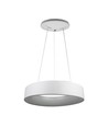 Lustre LED 20W dimmable - Blanc, lumière douce, blanc chaud