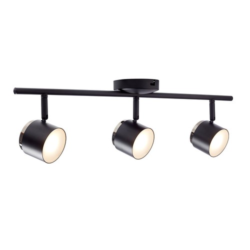 Lampe murale LED 3 spots TEATER 13,5W, 230V en noir - Nielsen Light