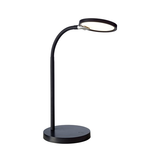 Lampe de bureau LED flexible C3 avec pied 4,5W en noir - Nielsen Light
