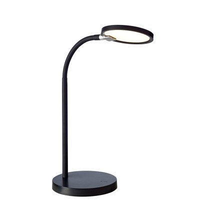 Lampe de bureau LED flexible C3 avec pied 4,5W en noir - Nielsen Light