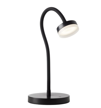 Lampe de bureau LED flexible Tulipe 3,2W en noir - Nielsen Light
