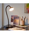 Lampe de bureau LED flexible Tulipe 3,2W en noir - Nielsen Light