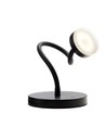 Lampe de bureau LED flexible Tulipe 3,2W en noir - Nielsen Light