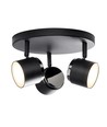 Plafonnier LED Hall 8,4W en noir - Nielsen Light