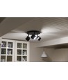 Plafonnier LED Hall 8,4W en noir - Nielsen Light