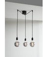 Suspension K9 en Groupe 3xE27 Ø22 Noir - Nielsen Light