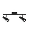 Plafonnier LED réglable KILE 2 x 4,5W en noir - Nielsen Light