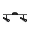 Plafonnier LED réglable KILE 2 x 4,5W en noir - Nielsen Light