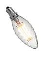 Deluxe E14 Ampoule LED flamme torsadée 3W 2200K Ra95 Dimmable