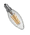 Deluxe E14 Ampoule LED flamme torsadée 3W 2200K Ra95 Dimmable