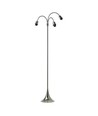 Lampadaire Trafik E27 en Chrome avec 3 Abat-jours Blancs - Nielsen Light