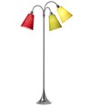 Lampadaire Trafik E27 en Chrome avec Vert Citron/Jaune/Rouge - Nielsen Light