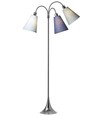 Lampadaire Trafik E27 en Chrome avec Dala/Turquoise/Bleu Clair - Nielsen Light
