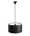 Lampe Suspension Isabella Castillo Ø40 E27 en Noir/Blanc - Nielsen Light