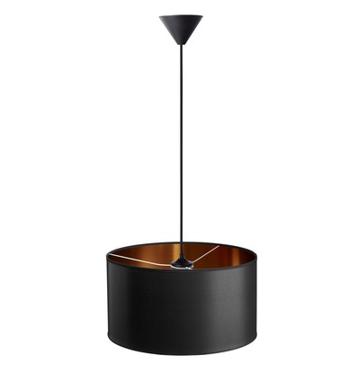 Lampe Suspension Isabella Castillo Ø40 E27 en Noir/Cuivre - Nielsen Light