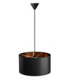 Lampe Suspension Isabella Castillo Ø40 E27 en Noir/Cuivre - Nielsen Light