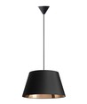 Suspension Isabella Campo Ø45 Lampe E27 en Noir/Cuivre - Nielsen Light