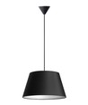 Suspension Isabella Campo Ø45 Lampe E27 en Noir/Cuivre - Nielsen Light