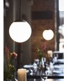 Suspension Chicago Café Ø50 pour E27 en Opale/Noir - Nielsen Light