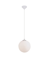 Suspension Chicago Café Ø50 pour E27 en Opale/Noir - Nielsen Light