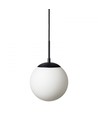 Suspension Chicago Café Ø50 pour E27 en Opale/Noir - Nielsen Light