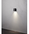 ASK Applique murale extérieure 1xGU10 en Noir - Nielsen Light