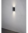ASK Applique murale extérieure 2xGU10 en Noir - Nielsen Light