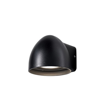 BIRK Applique murale extérieure 1xGU10 en Noir - Nielsen Light