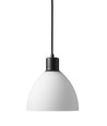 IDA Suspension Ø18 Pour E27 en Noir/Verre Opale