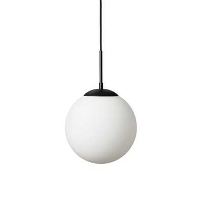Suspension Chicago Café Ø25 pour E27 en Opale/Noir - Nielsen Light