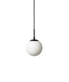 Suspension Chicago Café Ø15 pour E14 en Opale/Noir - Nielsen Light