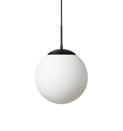 Suspension Chicago Café Ø30 pour E27 en Opale/Noir - Nielsen Light