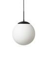 Suspension Chicago Café Ø30 pour E27 en Opale/Noir - Nielsen Light