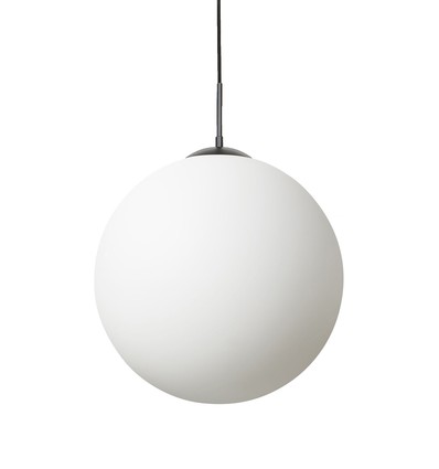 Suspension Chicago Café Ø40 pour E27 en Opale/Noir - Nielsen Light
