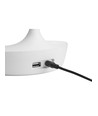 Lampe de table LED Samba avec variateur tactile et USB en blanc - Nielsen Light