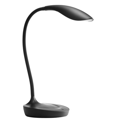 Lampe de table LED Samba avec gradation tactile et USB en noir - Nielsen Light