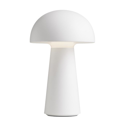 Lampe de table LED rechargeable Move Me IP44 en blanc - Nielsen Light