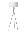 Lampadaire Uptown E27 en Cuivre avec Abat-jour Blanc - Nielsen Light
