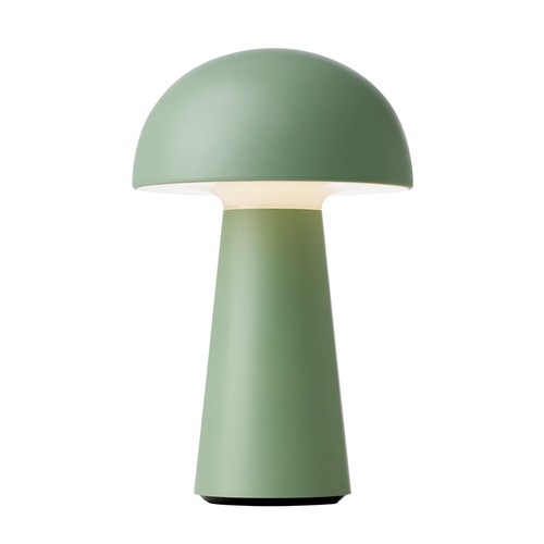 Lampe de table LED rechargeable Move Me IP44 en vert poussiéreux - Nielsen Light