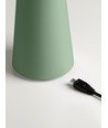Lampe de table LED rechargeable Move Me IP44 en vert poussiéreux - Nielsen Light