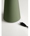 Lampe de table LED rechargeable Move Me IP44 en vert olive - Nielsen Light