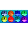 Ruban LED COB 5m 24W/m RGB+WW - 24V DC, IP20, 840 LED par mètre, COB LED